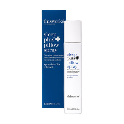 THISWORKS Sleep Plus Pillow Spray – Fast-Acting Rest with Lavender, Vetivert & Camomile, 100ml