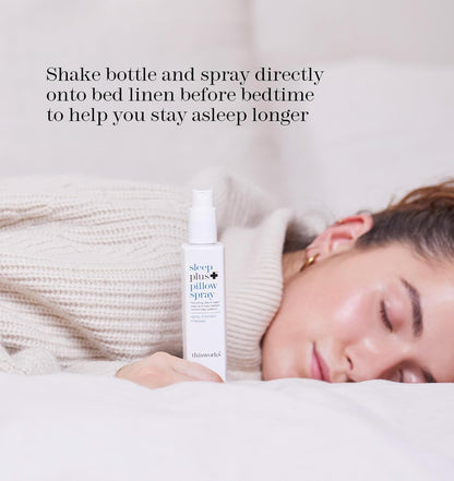THISWORKS Sleep Plus Pillow Spray – Fast-Acting Rest with Lavender, Vetivert & Camomile, 100ml