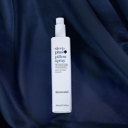 THISWORKS Sleep Plus Pillow Spray – Fast-Acting Rest with Lavender, Vetivert & Camomile, 100ml
