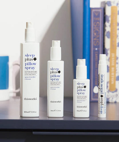 THISWORKS Sleep Plus Pillow Spray – Fast-Acting Rest with Lavender, Vetivert & Camomile, 100ml