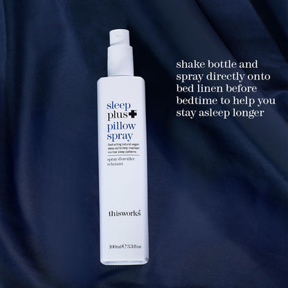 THISWORKS Sleep Plus Pillow Spray – Fast-Acting Rest with Lavender, Vetivert & Camomile, 100ml