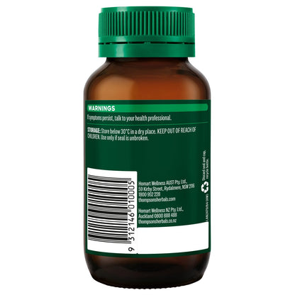 Thompsons Milk Thistle 42,000 Helps Liver Function 60 Capsules