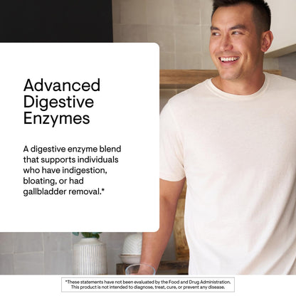 THORNE Advanced Digestive Enzymes – Gut Health Support with Pepsin, Ox Bile & Pancreatin – 90 Servings