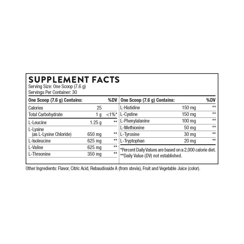 THORNE Amino Complex Clinically Validated EAA & BCAA Powder NSF Certified