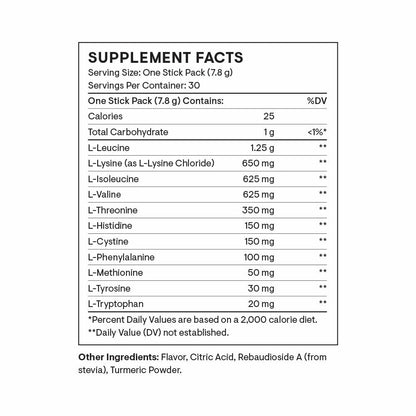 THORNE Amino Complex Lemon – Clinically Validated EAA & BCAA Powder for Pre or Post-Workout | NSF Certified for Sport