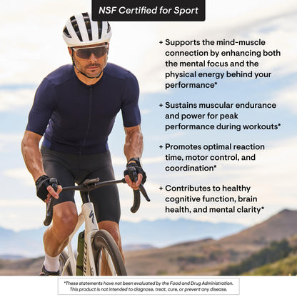 THORNE Creatine + Alpha GPC – Watermelon Lemonade, 30 Servings | NSF Certified for Sport