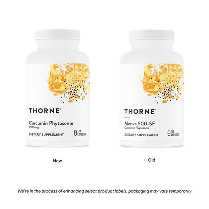 THORNE Curcumin Phytosome Meriva 1000 mg — Clinically Studied, High Absorption | 60 Servings