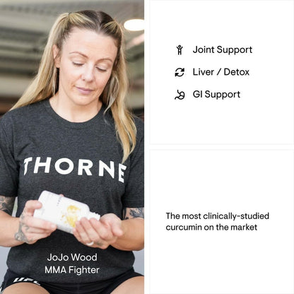 THORNE Curcumin Phytosome 500 mg (Meriva) – Sustained Release, Clinically Studied, Supports Healthy Inflammation