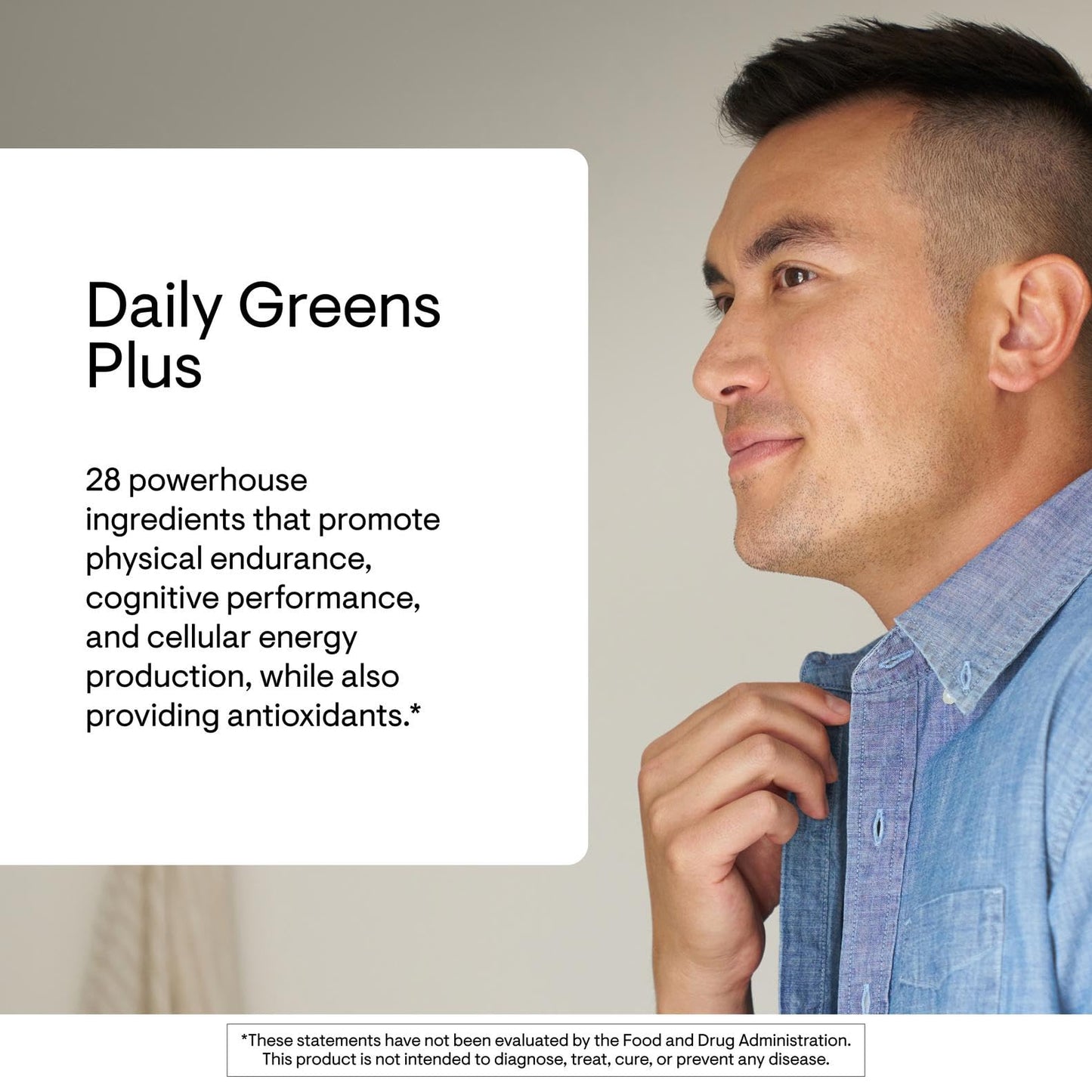 THORNE Daily Greens Plus – Comprehensive Greens Powder with Matcha & Adaptogens | Mint, 7.3 oz