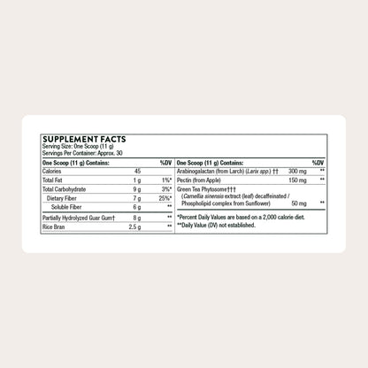 THORNE FiberMend - Prebiotic Fiber Powder for Regularity & Balanced GI Flora - 11.6 oz