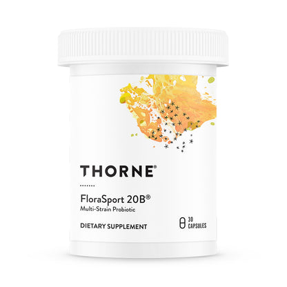 THORNE FloraSport 20B Probiotic – 30 Servings | Digestive, Immune Support & NSF Certified for Sport
