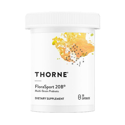 THORNE FloraSport 20B Probiotic – 30 Servings | Digestive, Immune Support & NSF Certified for Sport