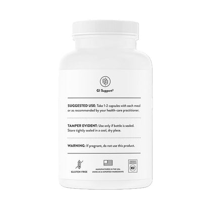 THORNE GI Relief - Digestive Support Supplement with Marshmallow Root, Aloe Vera, DGL & Slippery Elm Bark | 90 Servings