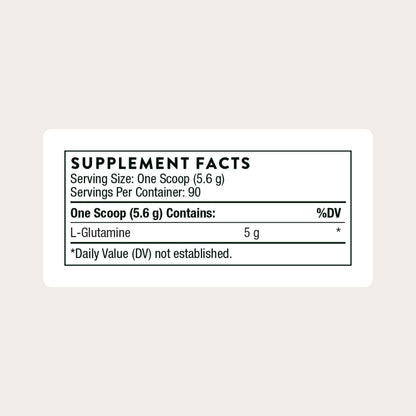 THORNE L-Glutamine Powder – GI Health, Nerve Support & Immune Function | 17.8 oz