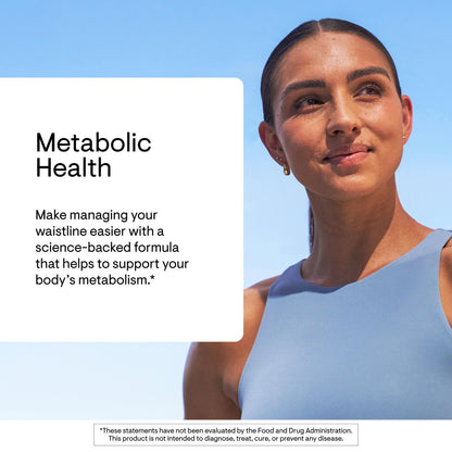 THORNE Metabolic Health – Gut Health & Weight Management with Bergamot & Turmeric (60 Servings)