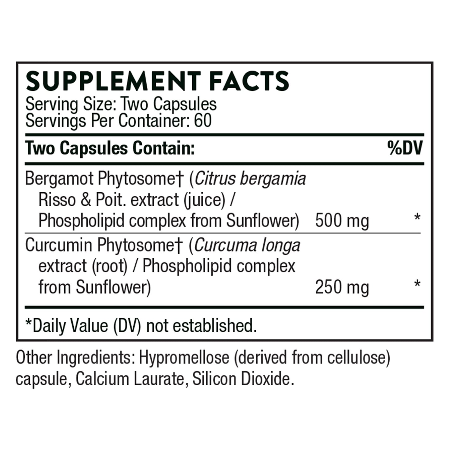 THORNE Metabolic Health – Gut Health & Weight Management with Bergamot & Turmeric (60 Servings)