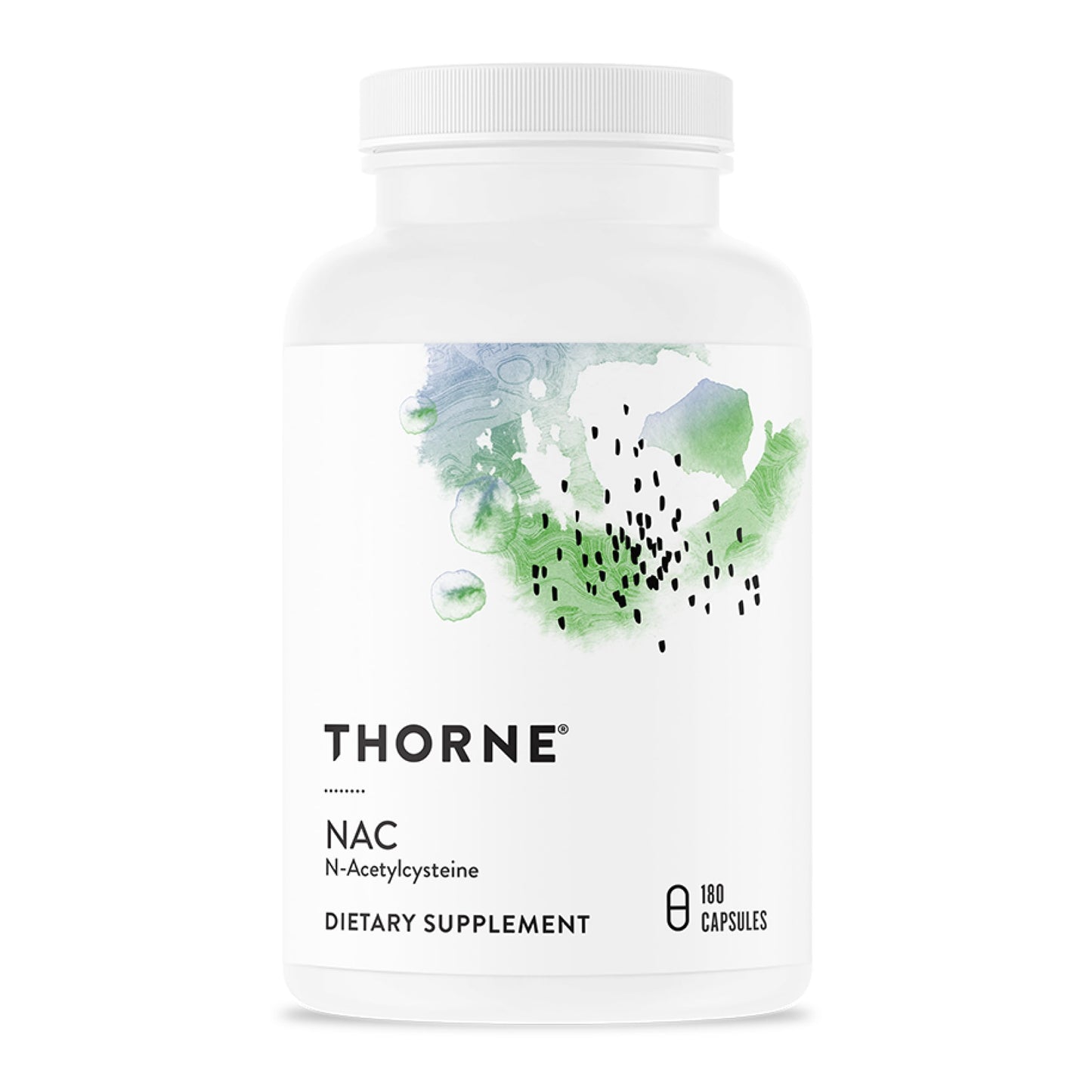 THORNE NAC 500mg – N-Acetylcysteine (180 Capsules) | Supports Respiratory Health, Immune Function & Detox
