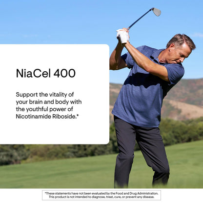 THORNE NiaCel 400 NAD Supplement – Cellular Energy & Healthy Aging (NSF Sport)