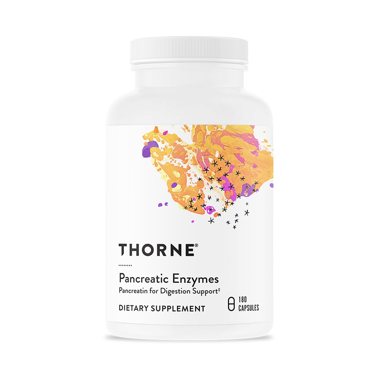 THORNE Pancreatic Enzymes (Dipan-9) – Digestive Support & Nutrient Absorption, 180 Capsules (90 Servings)