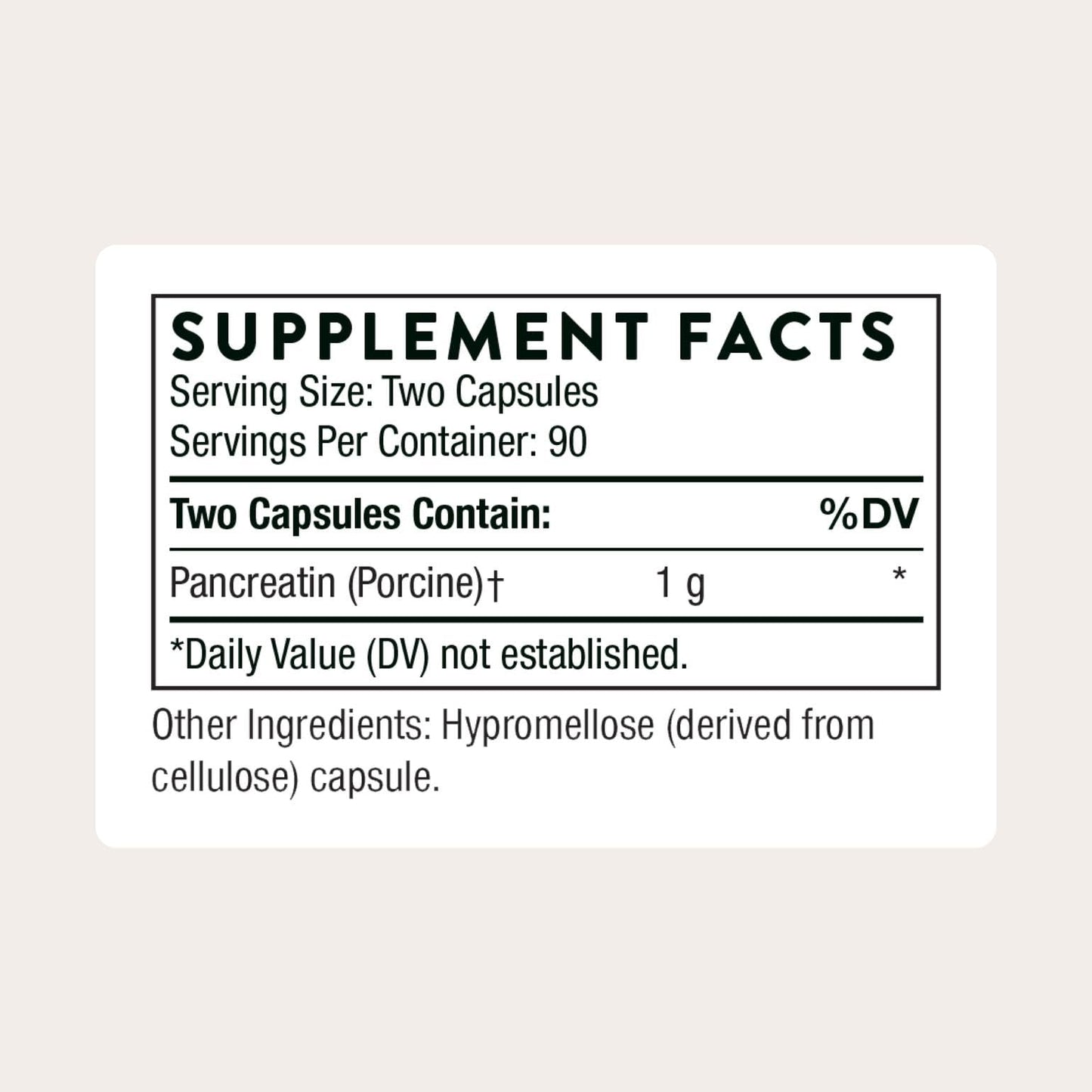 THORNE Pancreatic Enzymes (Dipan-9) – Digestive Support & Nutrient Absorption, 180 Capsules (90 Servings)