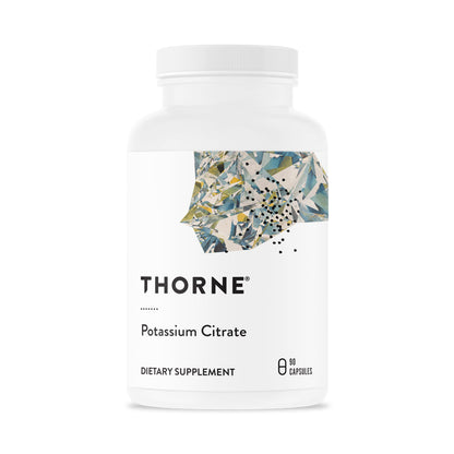 THORNE Potassium Citrate - Highly Absorbable Potassium Supplement | 90 Capsules