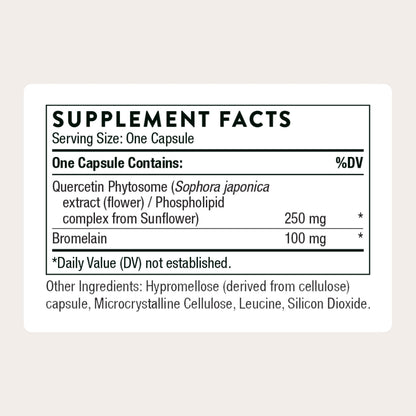 THORNE Quercetin Complex — Seasonal Allergy Support, 60 Capsules