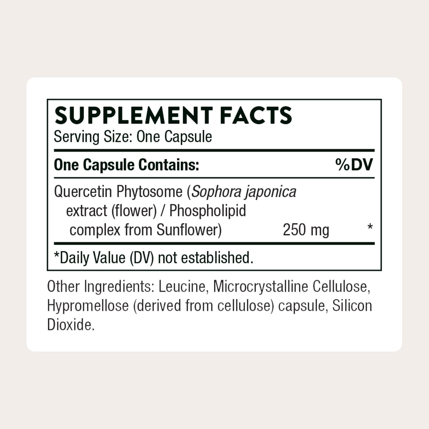 THORNE Quercetin Phytosome – Immune & Respiratory Support, Seasonal Allergy Relief | 60 Servings