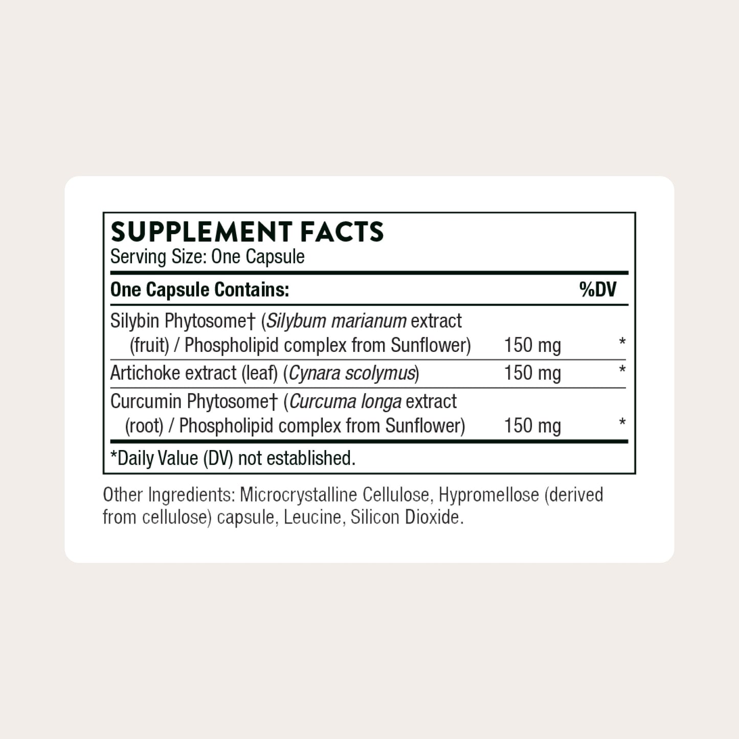 THORNE - S.A.T. Milk Thistle Complex with Silymarin, Artichoke & Turmeric Extracts for Liver Support | 60 Capsules