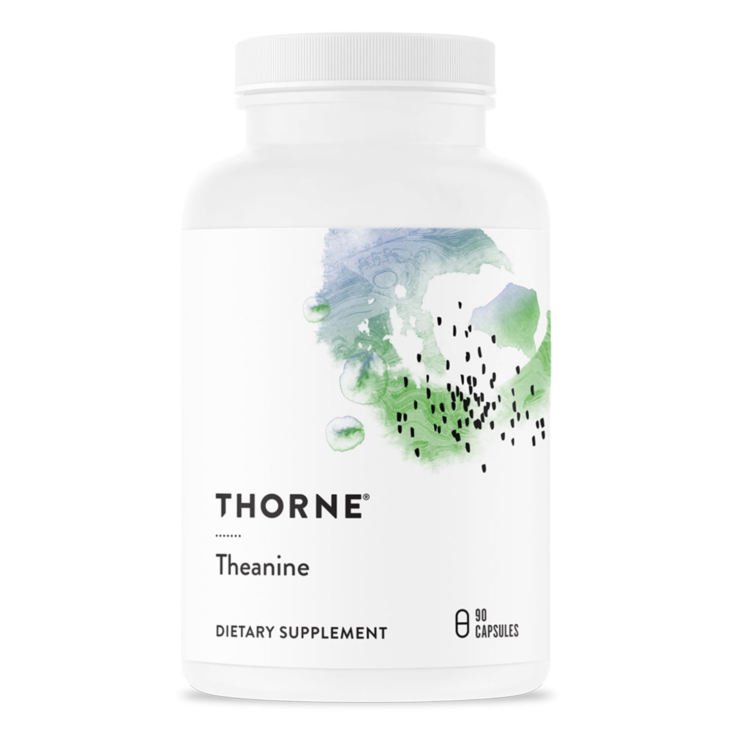THORNE Theanine 200 mg | Supports Relaxation, Focus & Stress Response - 90 Capsules