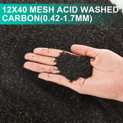 Threlaco 10lbs Activated Charcoal Powder — GAC Pellets for Water & Air Filtration