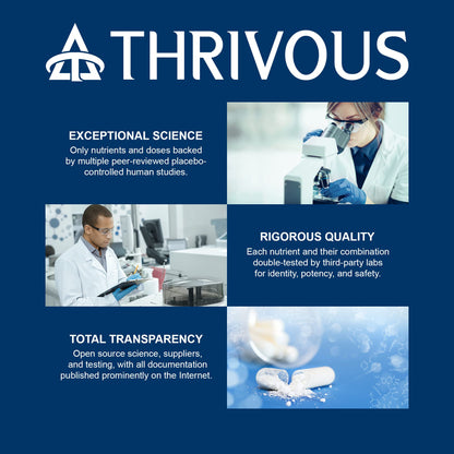 Thrivous Alpha Neuroprotector - Brain Support Nootropic Supplement with Acetyl L-Carnitine, Alpha GPC, R-Alpha Lipoic Acid, Ginkgo Biloba - 120 Vegan Capsules