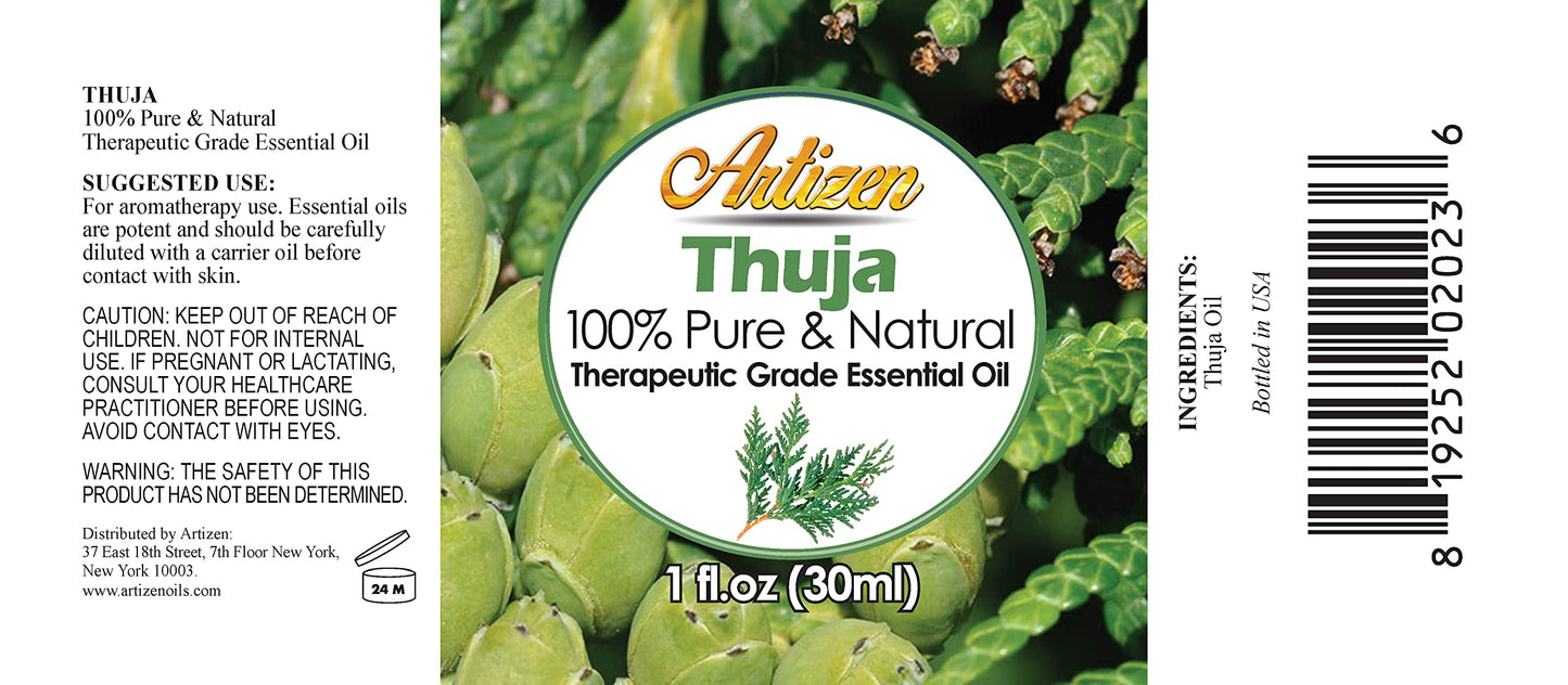 Artizen Thuja Essential Oil 30ml (1 Fl Oz) – Pure & Natural