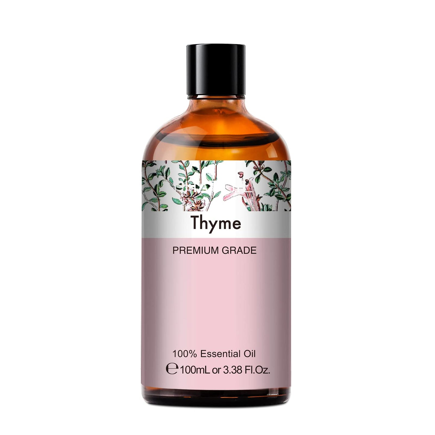 Thyme Essential Oil 100ml | PHATOIL Aromatherapy for Diffuser, DIY Soap & Candles
