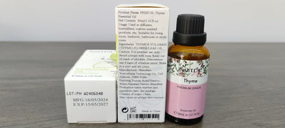 Thyme Essential Oil 30ml – PHATOIL Pure Aromatherapy for Diffusers & DIY Crafts