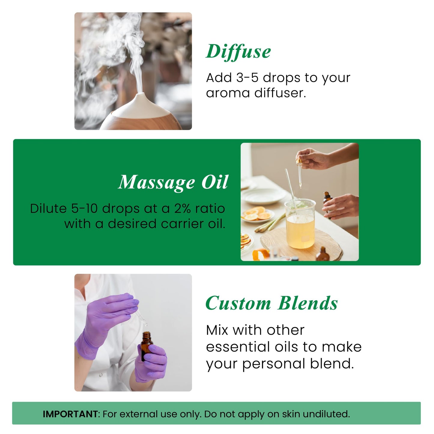 Thyme Essential Oil 4 oz – 100% Pure & Natural | Handcraft Blends