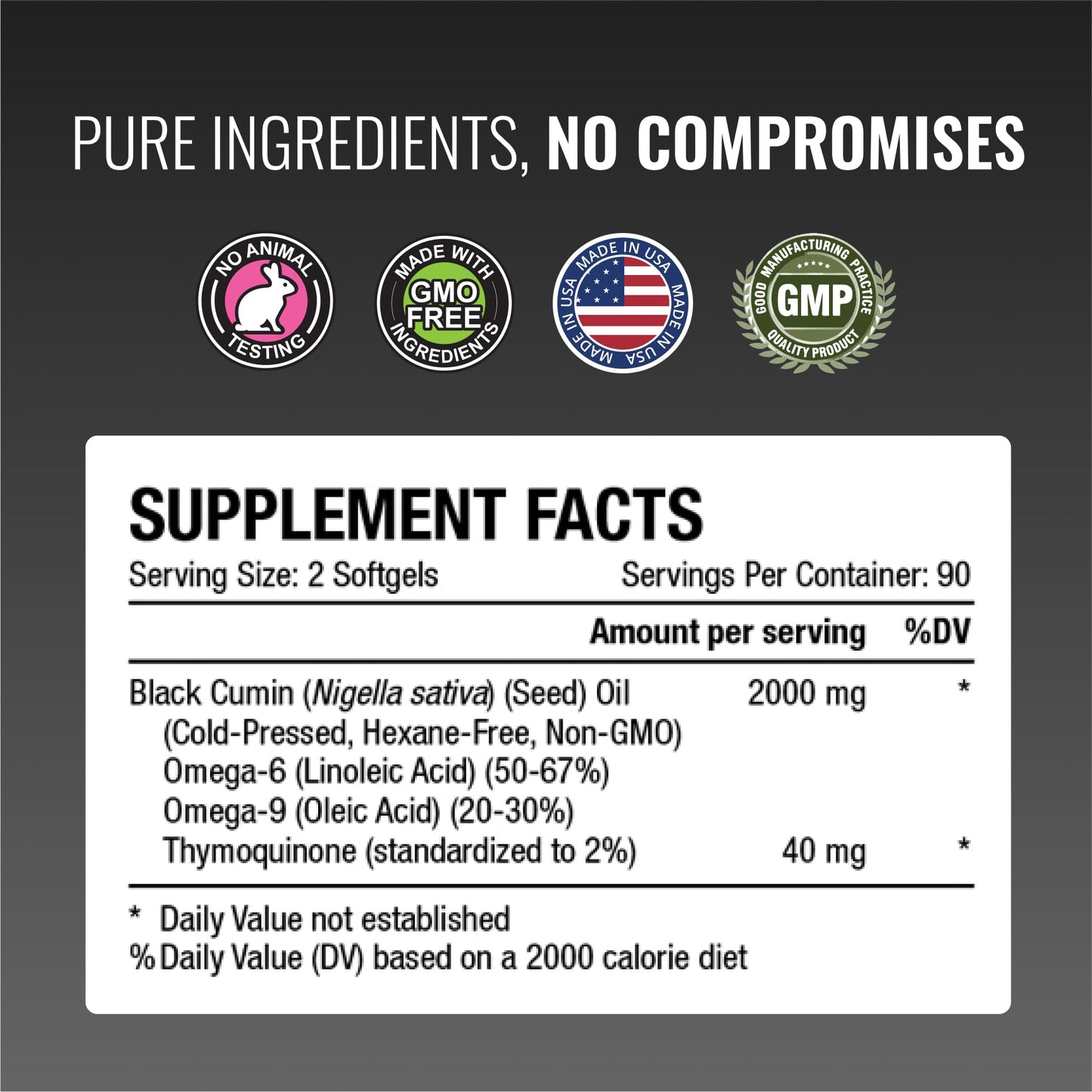 Approved Science Black Seed Oil - Cold Pressed Nigella Sativa - Boost Immunity, Respiratory, Cognitive, and Digestive Health - 2% Thymoquinone - 360 Softgels - Made in The USA
