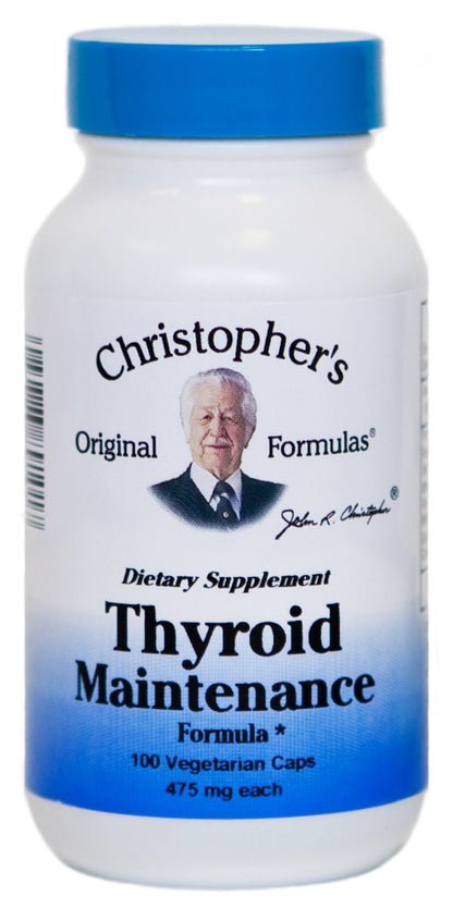 Christopher's Original Formulas Thyroid Maintenance Capsule – 100 Count
