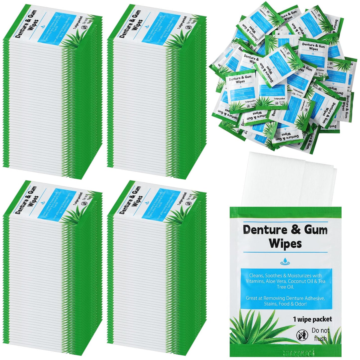 Timgle 200 Denture Cleaning Wipes – Deep Clean, Odor & Adhesive Removal