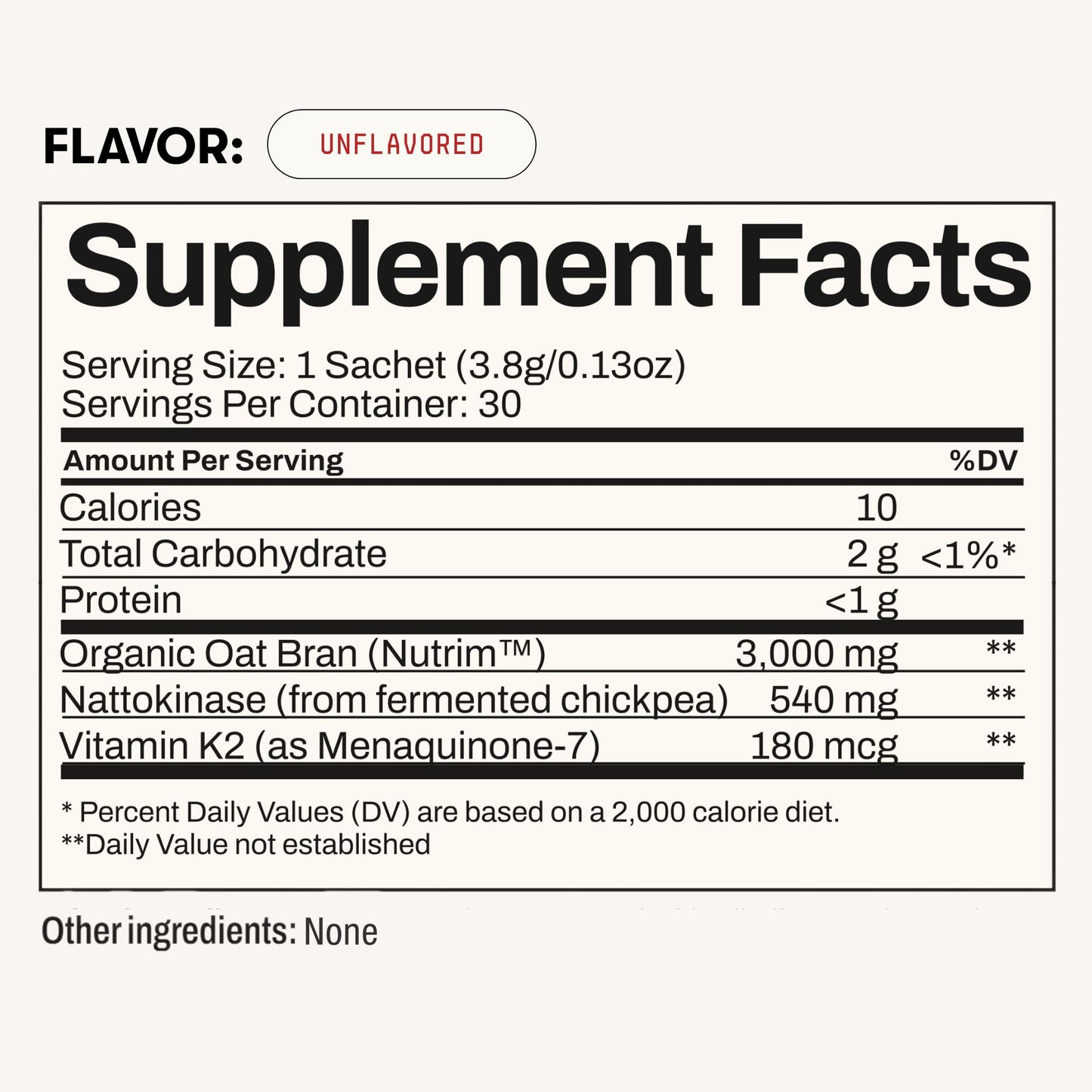Toku Flow, Functional Daily Powder with 10,800 FU Soy-Free Nattokinase, Vitamin K2 MK7 & Oat Beta Glucan, Plant-Based Formula, Chocolate Flavor, 30 Packets