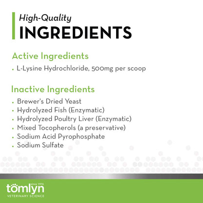 TOMLYN Immune Support Daily L-Lysine for Cats & Kittens — Fish Flavor, 4 Pack