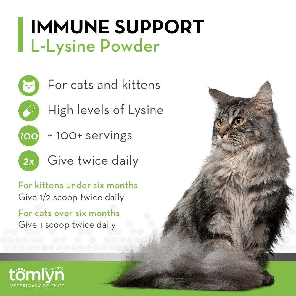 TOMLYN Immune Support Daily L-Lysine for Cats & Kittens — Fish Flavor, 4 Pack