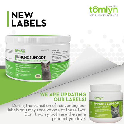 TOMLYN Immune Support Daily L-Lysine for Cats & Kittens — Fish Flavor, 4 Pack