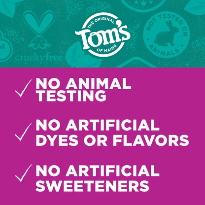 Tom's of Maine Antiplaque and Whitening Toothpaste - Fluoride Free, Fennel, 4.5 oz