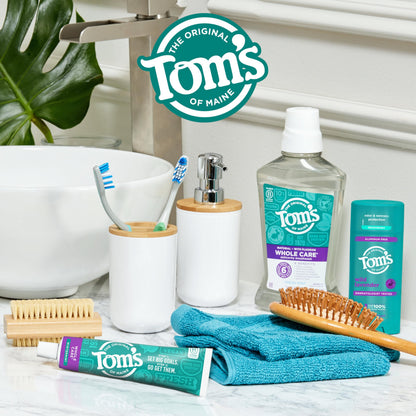 Tom's of Maine Whole Care Fluoride Toothpaste – Wintermint, 4 oz, 3-Pack
