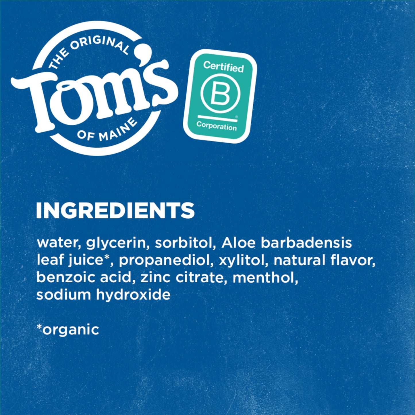 Tom's of Maine Wicked Fresh Natural Mouthwash – Alcohol-Free, Cool Mountain Mint, 16 oz (6-Pack) Packaging May Vary