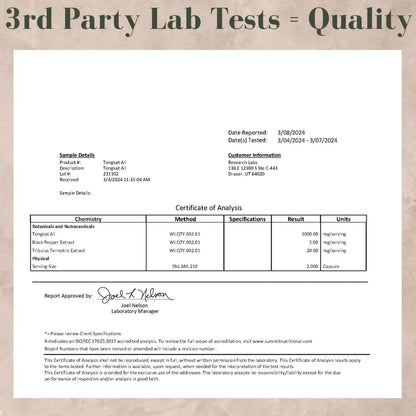 Research Labs Tongkat Ali Extract Capsules 200x — 200,000 mg | Strength, Drive & Performance