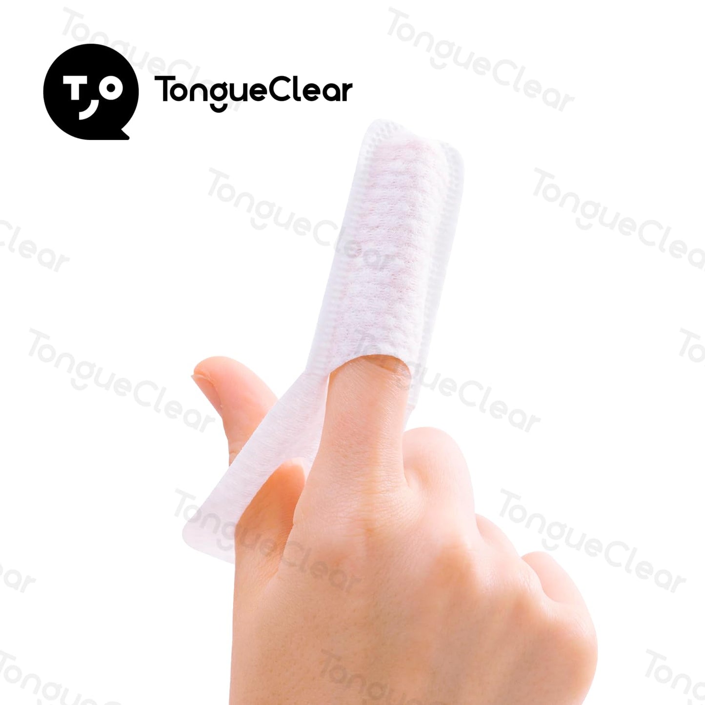 Tongueclear Baby Dry Wipes 0-36 Months - Tooth & Gum Cleaner (60 Count)
