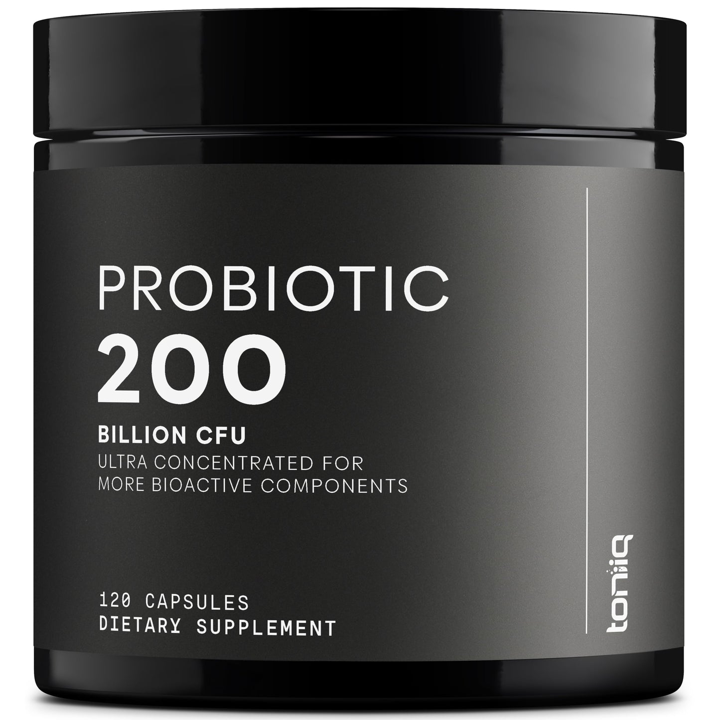Toniiq 200 Billion CFU Probiotic - 30 Strains, Shelf-Stable, Extended Release Capsules