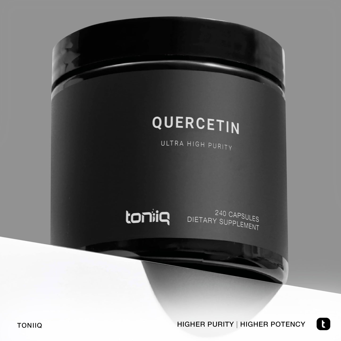 Toniiq Quercetin Capsules 1000mg | 95%+ Pure, Bioavailable Quercetin Supplement | 240 Capsules