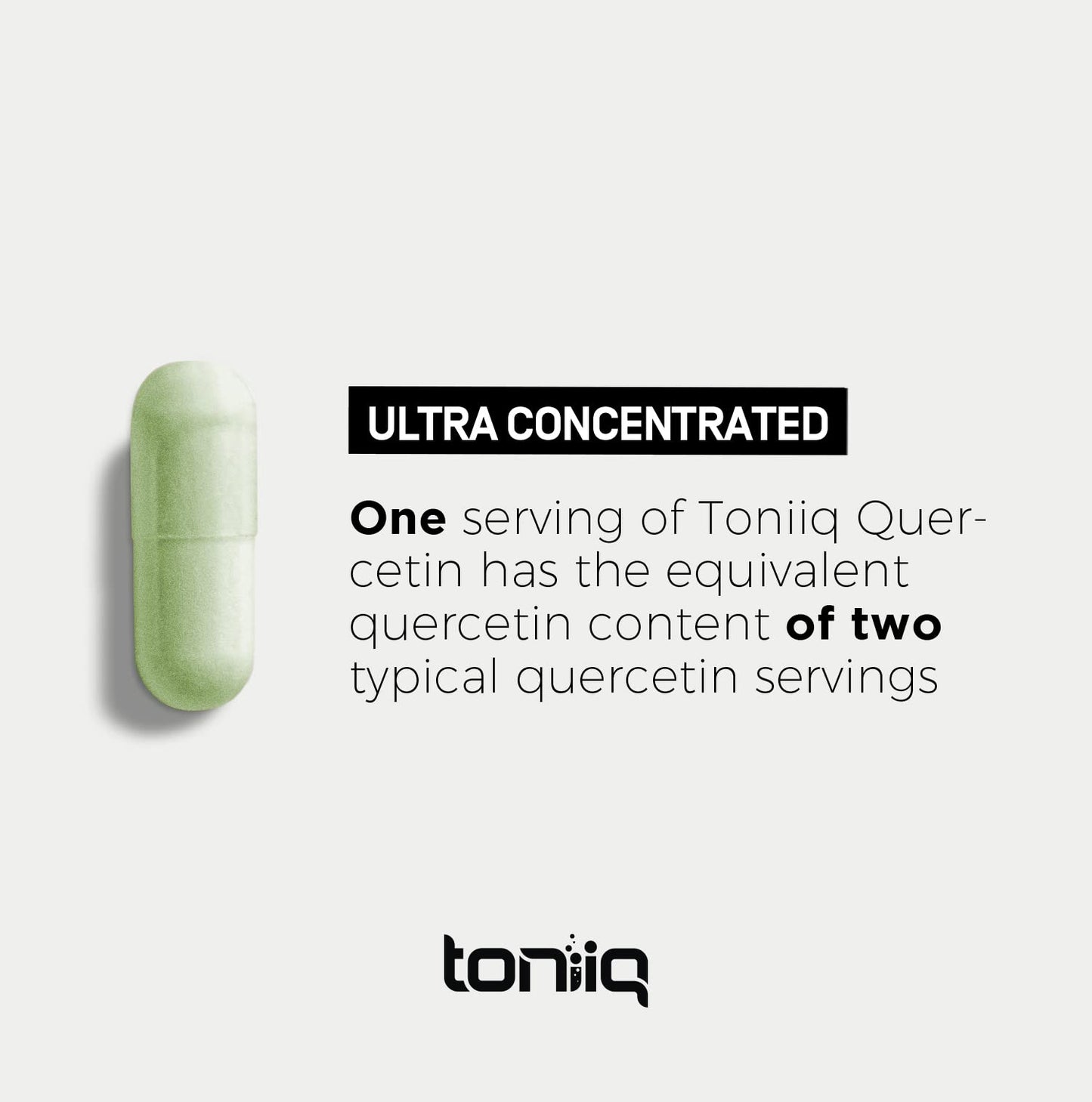 Toniiq Quercetin Capsules 1000mg | 95%+ Pure, Bioavailable Quercetin Supplement | 240 Capsules